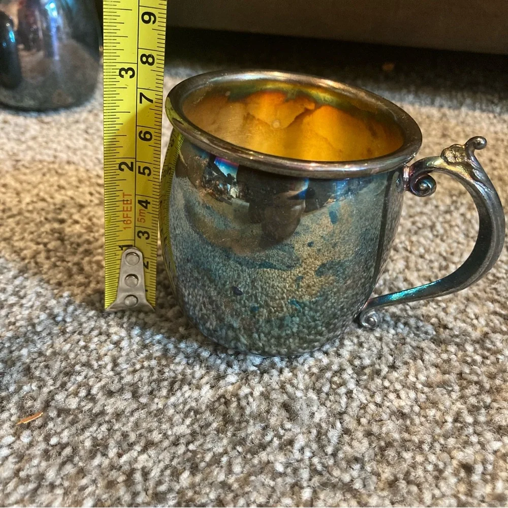 𝅺FB Rogers Silver Plated Punch Cups - Set of 4 - Vintage